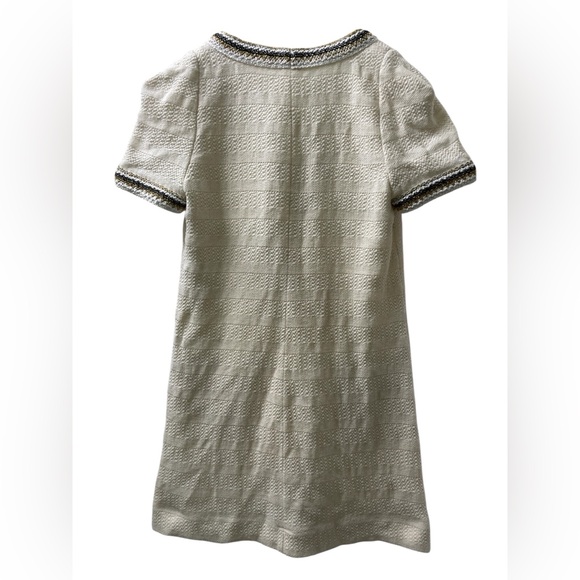 Sandro Josepha Ecru Braid Trimmed
Tweed Mini Dress - Picture 6 of 10